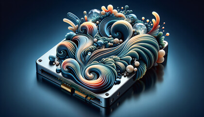 Sleek and Curvaceous SSD Blending Technology and Nature