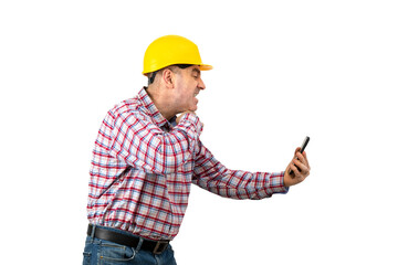 man with smart phone