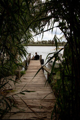 Meditation au bord de l'Ebre