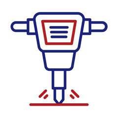 Jackhammer Line Two Color