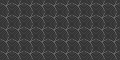 Fototapeta premium Vector seamless pattern. Chevron, Herringbone, Polka dot pattern background. abstract geometric with line monochrome trellis. Modern stylish texture. stripped geometric line element white and black co