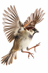Fototapeta premium flying bird isolated