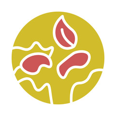 Ecological Glyph Two Color Icon