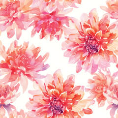 Dahlias Minimalistic abstract floral pattern Ideal for textile design, screensavers, covers, cards, invitations and posters