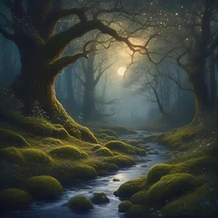 Rolgordijnen Enchanted Forest © Rohan
