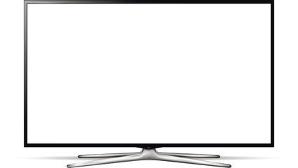 Modern smart tv flat screen