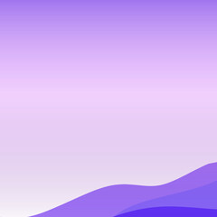 Abstract background with purple and violet gradients.Smooth wavy lines in pastel colors. Vector illustration.
