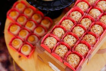 Party candy - assorted sweets for celebration