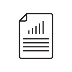 Chart Report Document Icon