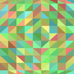 triangular colorful background in bright colors. Colorful polygonal banner template. Vector illustration