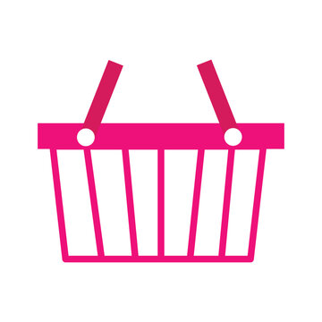 shopping cart and basket icon vector. Vector illustration. Eps file 395.