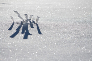 Détails de neige