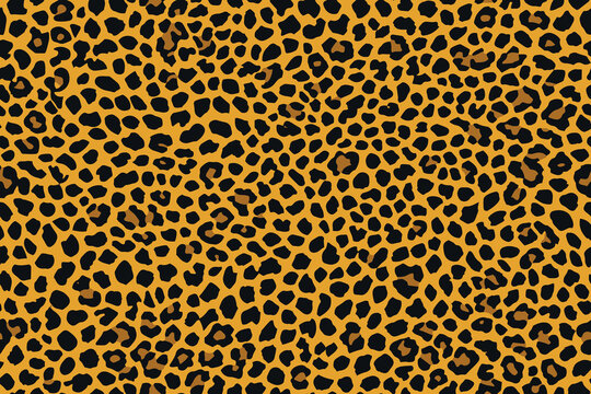 Leopard skin, Seamless animal pattern for design