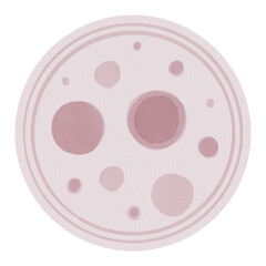 Pink Watercolor Splotches Icon 