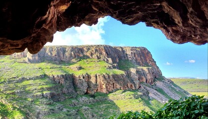 Arbel  gorge.Israel.Many historical events took place in these places near Lake Kinneret.Now this...