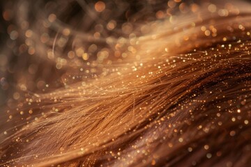 Hair Proteins, Macro Image