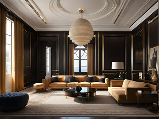 Grandiose Home Design - Palatial Floors, Ceilings, Walls & Furnishings
