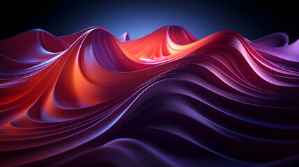 abstract red background with waves