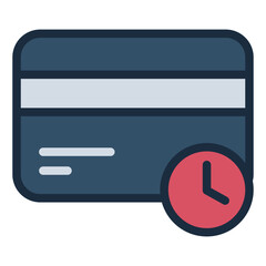 Paylater credit card payment icon