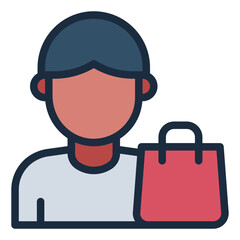 Obraz premium Buyer Costumer icon