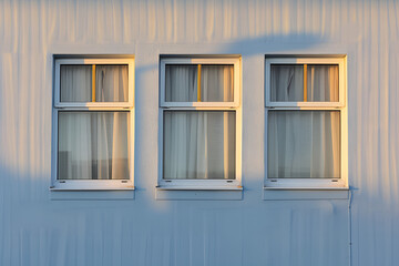 window with shutters