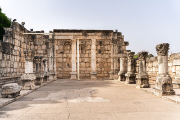 The ruins of ancient Capernaum, home of Petrus