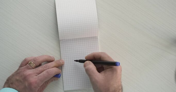 write word on paper Ideea 