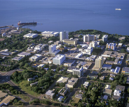 The city of Darwin in the Northern Territory, Australia.