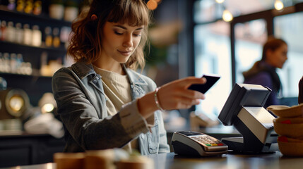 Making a purchase using contactless payment	