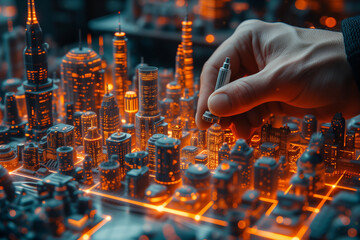Building the city model, Futuristic technology - Generative AI