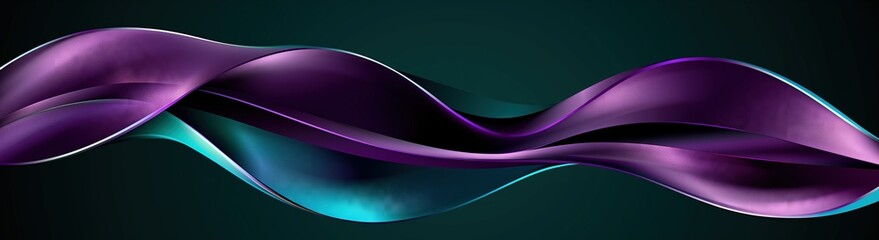 colorful waves or smoke on a black background. The waves are created with a combination of blue, purple, yellow, and orange hues.