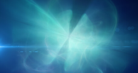 Energy cosmic dust and wave lines futuristic magical glowing bright. Abstract background