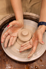 hands of a potter