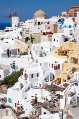 beautiful island of Santorini  Greece -  travel destination - Greek islands