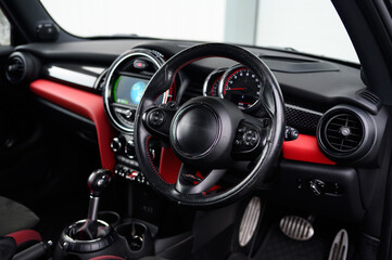 Sporty car interior