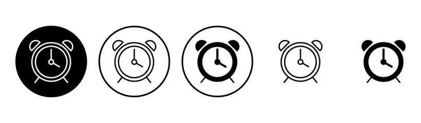Clock icon set. Time icon vector. watch icon symbol