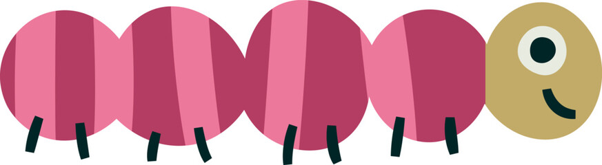 Caterpillar Insect Abstract