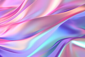 Obraz premium Close Up View of Purple and Blue Fabric