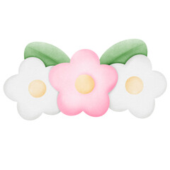 Tree flower with leaf