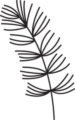 Pine Tree Branch Doodle