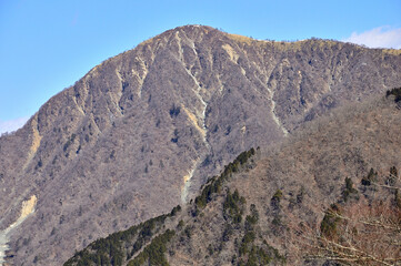 丹沢の鍋割山より望む蛭ヶ岳
