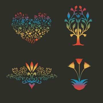 Isolated rainbow elements