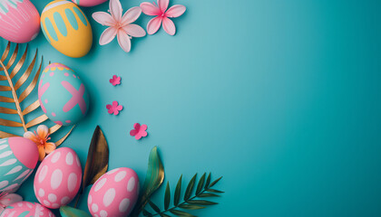 Fototapeta na wymiar Easter Radiance: Easter Elegance in High Quality with Ultra-Realistic Detail Series