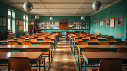 classroom in school