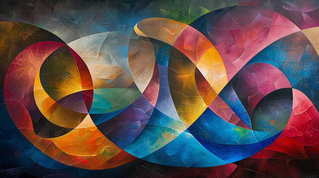 Fototapeta カラフルなグラデーションのテクスチャ背景