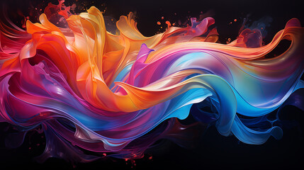 カラフルなグラデーションのテクスチャ背景