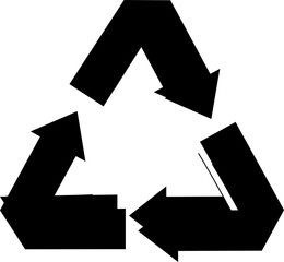 Recycle symbol illustration