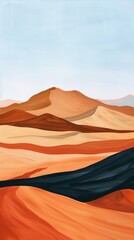 Fototapeta na wymiar Desert background . Vertical background 