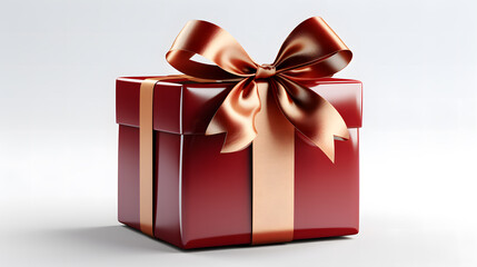 Obraz premium gift box isolated on white