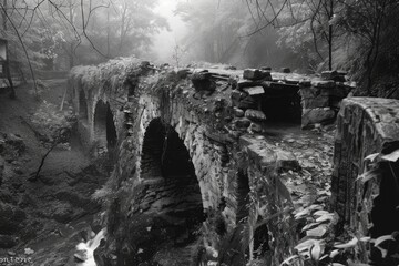 A crumbling bridge tests the adventurers' courage.